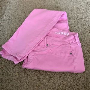 Pink GAP 1969 size 8 Legging Jeans